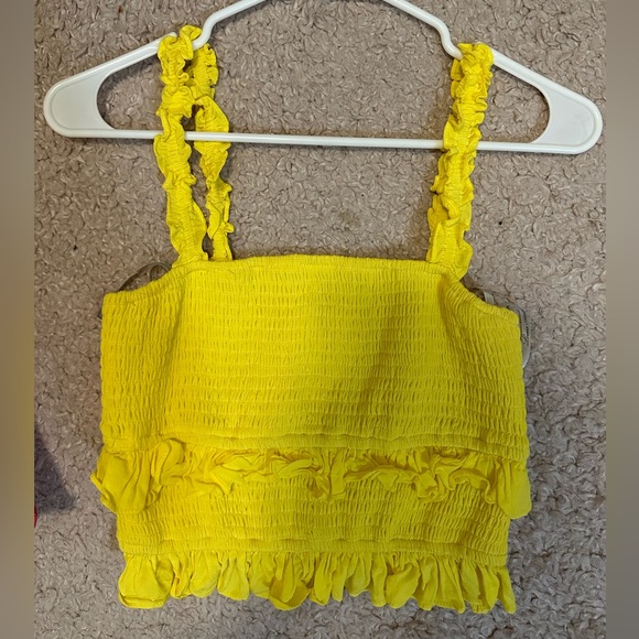 Lovers + Friends Carrie Top Neon Yellow size small - Picture 3 of 10